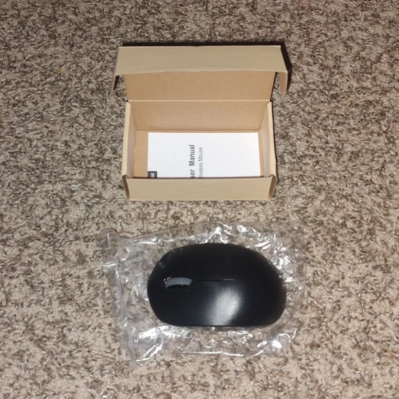 Seenda Wireless Mouse, 2.4 GHz Mouse with USB Receiver - Black Color